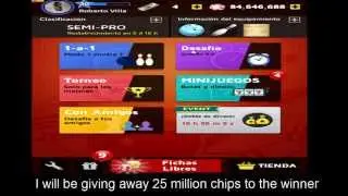 Bowling King - 25 million Chips Giveaway