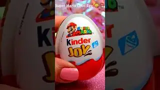ASMR UNBOXING Super Mario Chocolate Egg Review ❤️#shorts #asmr #supermario #food #trending #yummy