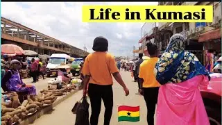 Beautiful Life in Kumasi, Ghana 🇬🇭 | Raw Street Scenes at Kejetia Market