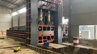 heavy scrap metal shear machine