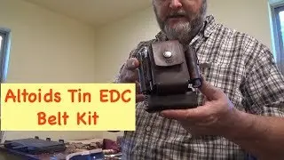EDC Leather Altoids Tin Belt Kit