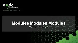 Modules Modules Modules [I]