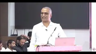 LIVE: Former Minister & MLA Harish Rao PowerPoint Presentation on Palamuru&ndash;Rangareddy Project