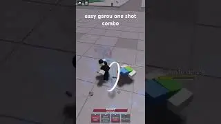 easy garou one shot combo || #saitamabattlegrounds #thestrongestbattlegrounds #roblox #combo #garou