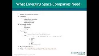 LSIC 2022 Fall Meeting - Emerging Technology and Space Law