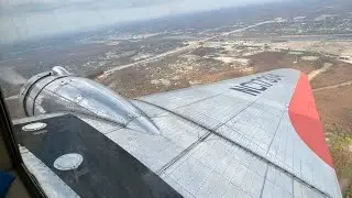 *EPIC* Douglas DC-3 Cruising around Tulsa!