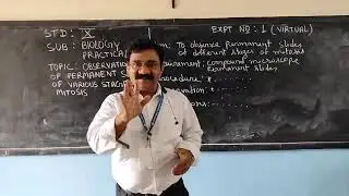 OBSERVATION OF PERMANENT SLIDES OF VARIOUS STAGES OF MITOSIS | STANDARD 10 | BIOLOGY PRACTICAL
