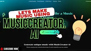 Let's make music using MusicCreator AI | How to use MusicCreator.AI