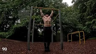 No Excuses: 100 Pull-Ups in the Rain (192cm/110kg)