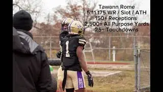 Tawann Rome Defiance College Career Highlights