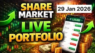 Live stock Market Portfolio 26 jan 2026| my investment +share fundamentals explanation[1-3.30]