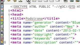 Tworzenie stron www   część 1 podstawy Html