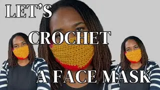 How to Crochet a Stylish Face Mask | Easy Step-by-Step Tutorial for Beginner Intermediate 