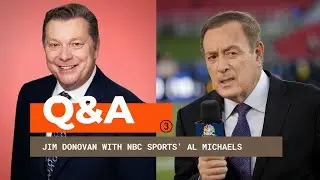 Голос &laquo;Браунс&raquo; Джим Донован беседует с Элом Майклсом из NBC Sports