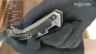 Folding Pocket Knife Barraskewda D2 Blade 3Cr14 Carbon Fiber Handle (Amazon US discount code given)