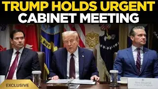 LIVE | Trump Holds Emergency Cabinet Talks on Venezuela Crisis and U.S. Immigration | Maduro