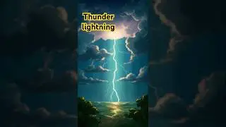 Thunder lightning #science #space #facts #universe