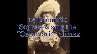 14 Dramatic Sopranos sing the 'Ozean du Ungeheuer' climax (High C)