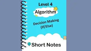 Algorithm Level 4 Short Notes | Complete Revision Guide