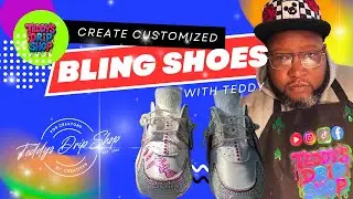 Custom Bling Shoes Tutorial 👟✨ Easy Rhinestone DIY