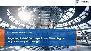 Gesundheitssymposion 2022 / 07 Keynote - Dr. Erik Hamann