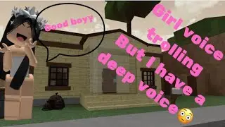 Girl voice trolling in roblox voice chat but I have a deep voice😳