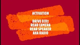 Activation of Drive Eco2, Rear Camera, Rear Speaker, AHA Radio in Renault Kwid Media Nav Evolution