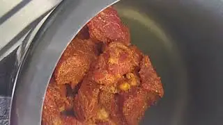 Kerala# Hotel style beef # fry with chapati 