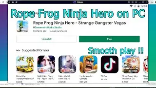 Rope Frog Ninja Hero on PC  - How to download & play on Windows/ Laptop Smooth