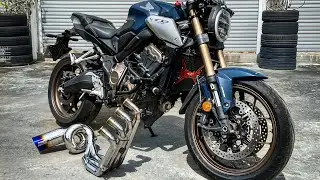 Live exhaust sound reveal of the Honda CB650R!