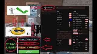 7 Days To Live script Kill Aura, Collect All Scraps, Infinite Scraps, Get All Skins (HERKLE HUB)