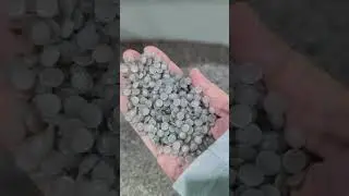 air cooling HDPE/LDPE recycling machine with crusher online to pelletize the waste film
