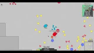 Diep.io- Destroying teams in maze...