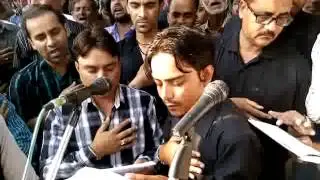 hasan abbaas noha makane fatima zehra ujad gaya bhai sankhni  buland shehar u.p. India