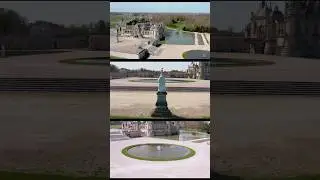 Vue imprenable sur le ch&acirc;teau de Chantilly par drone !