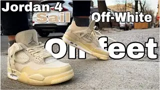 Best On Feet Video of the Jordan 4 Sail OFF-WHITE 😎