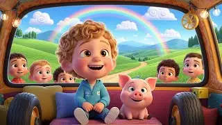 Sunny Van Travel Fun 🚐☀️🎶 Fun Adventure Song for Kids | Playtime & Learning Music