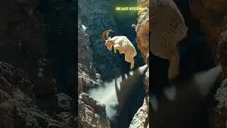 Goat's Cliffside Leap: Defying Gravity with a Mysterious Gas Boost! 🐐🏔️💨