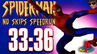 [🌍World Record] Spider-Man Speedrun (PS1) | No Skips Hardware in 34:05