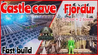 Fast build Castle cave (Fjordur)_Ark survival evolved
