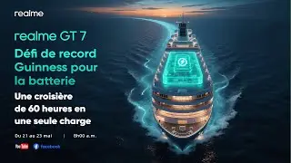 realme GT 7 D&eacute;fi de record Guinnes pour la batterie