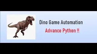 Dino Game Automation | | Python.. #shorts