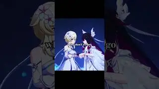 Columbina and Lumine edit / Somewhere Only We Know #genshin #short #columbina #nodkrai
