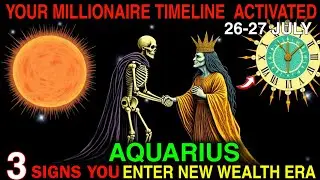 Aquarius July 26-27: Your Millionaire Timeline Just Activated 3 Signs You&rsquo;re Enter a New Wealth Era!