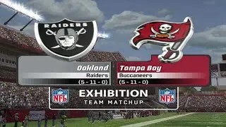 Tampa Bay Buccaneers vs Oakland Raiders Madden 06!