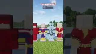 Minecraft Superhero Mods ! #minecraft #shorts
