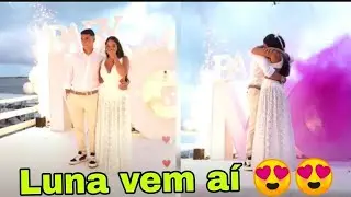 Mirela Santos revela o sexo do seu bebê em chá revelação 😍😍