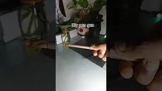 Diy pen gun.#shorts