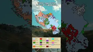 Ethnic map of the Kingdom of Yugoslavia (1940)