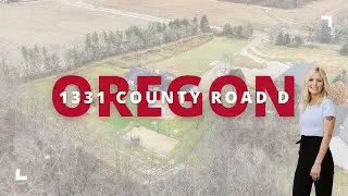 1331 County Rd D | Oregon, WI | 5.7+ Acres | Outbuilding | Pool | 6 Bed, 3.5 Bath Home for Sale